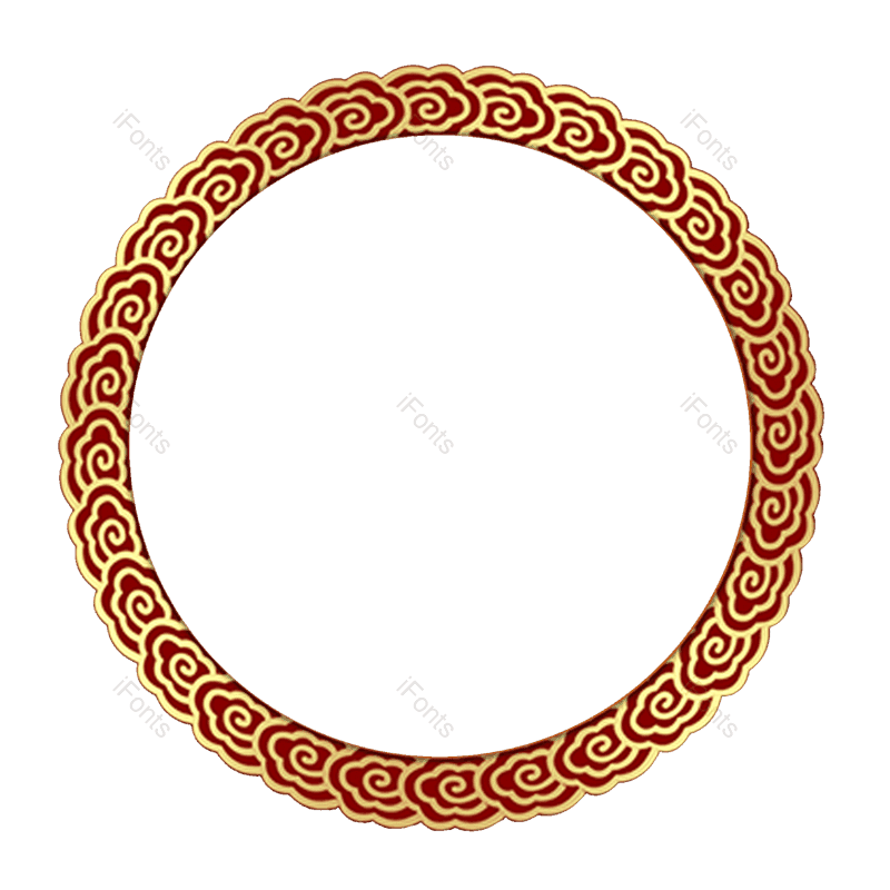 边框图片,花纹元素,复古花纹PNG,喜庆免抠素材